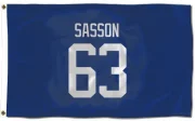 Max Sasson Vancouver Canucks  Flag (3 X 5) - Blue