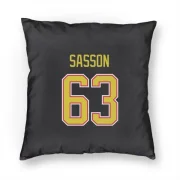 Max Sasson Vancouver Canucks  Pillow Cover (18 X 18) - Black