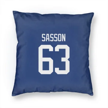 Max Sasson Vancouver Canucks  Pillow Cover (18 X 18) - Blue