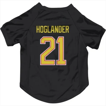 Nils Hoglander Vancouver Canucks  Dog & Cat Pet Jersey - Black