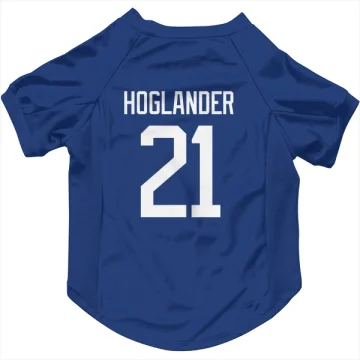 Nils Hoglander Vancouver Canucks  Dog & Cat Pet Jersey - Blue