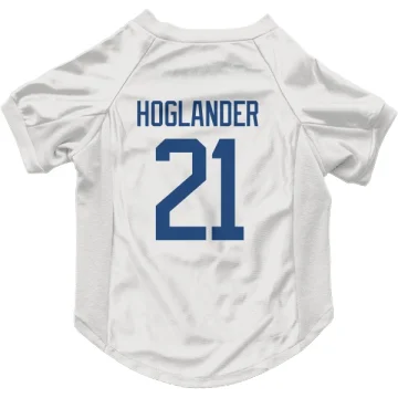 Nils Hoglander Vancouver Canucks  Dog & Cat Pet Jersey - White