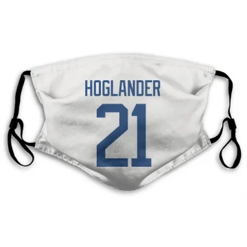 Nils Hoglander Vancouver Canucks  Face Mask - White