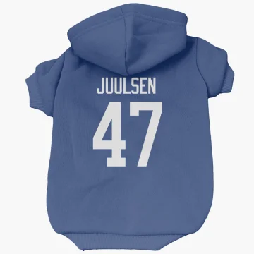 Noah Juulsen Vancouver Canucks  Dog & Cat Pet Hoodie - Blue