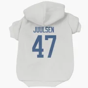 Noah Juulsen Vancouver Canucks  Dog & Cat Pet Hoodie - White