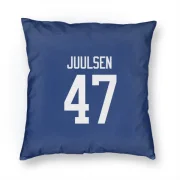 Noah Juulsen Vancouver Canucks  Pillow Cover (18 X 18) - Blue