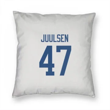 Noah Juulsen Vancouver Canucks  Pillow Cover (18 X 18) - White