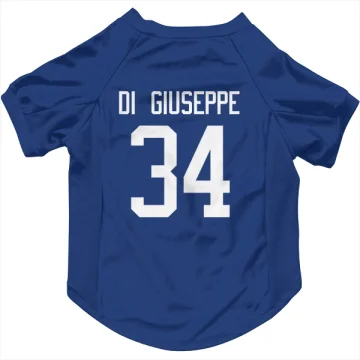 Phillip Di Giuseppe Vancouver Canucks  Dog & Cat Pet Jersey - Blue