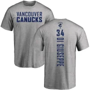 Phillip Di Giuseppe Youth Vancouver Canucks Backer T-Shirt - Ash