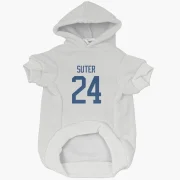 Pius Suter Vancouver Canucks  Dog & Cat Pet Hoodie - White