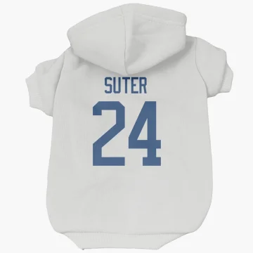 Pius Suter Vancouver Canucks  Dog & Cat Pet Hoodie - White