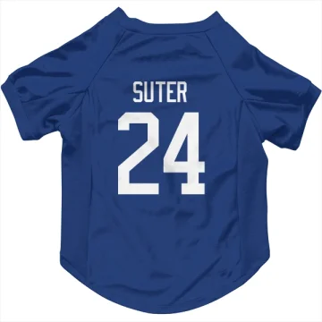 Pius Suter Vancouver Canucks  Dog & Cat Pet Jersey - Blue