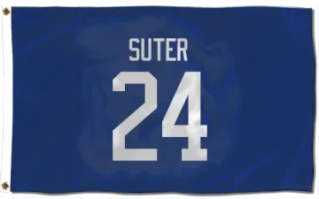 Pius Suter Vancouver Canucks  Flag (3 X 5) - Blue