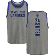 Pius Suter Men's Vancouver Canucks Backer Tank Top - Ash