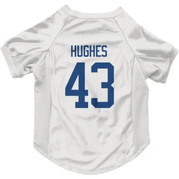 Quinn Hughes Vancouver Canucks  Dog & Cat Pet Jersey - White