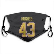 Quinn Hughes Vancouver Canucks  Face Mask - Black