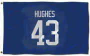 Quinn Hughes Vancouver Canucks  Flag (3 X 5) - Blue