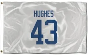 Quinn Hughes Vancouver Canucks  Flag (3 X 5) - White