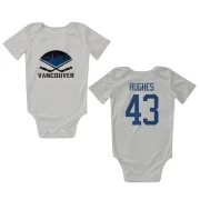 Quinn Hughes Vancouver Canucks  Infant & Newborn Bodysuit  - White