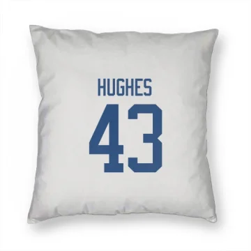 Quinn Hughes Vancouver Canucks  Pillow Cover (18 X 18) - White