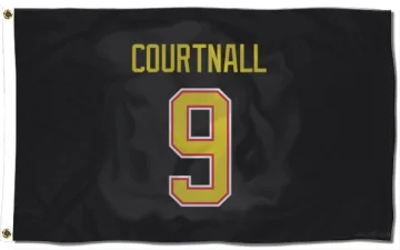 Russ Courtnall Vancouver Canucks  Flag (3 X 5) - Black