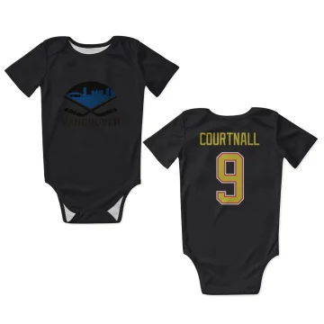 Russ Courtnall Vancouver Canucks  Infant & Newborn Bodysuit  - Black