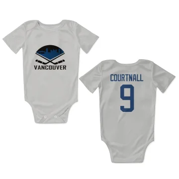 Russ Courtnall Vancouver Canucks  Infant & Newborn Bodysuit  - White