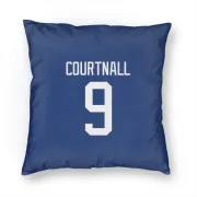 Russ Courtnall Vancouver Canucks  Pillow Cover (18 X 18) - Blue