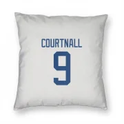 Russ Courtnall Vancouver Canucks  Pillow Cover (18 X 18) - White