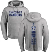 Sergio Momesso Youth Vancouver Canucks Branded Ash Backer Pullover Hoodie