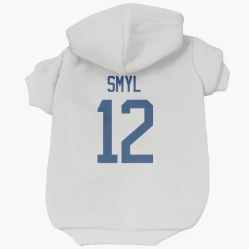 Stan Smyl Vancouver Canucks  Dog & Cat Pet Hoodie - White