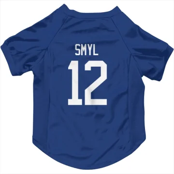 Stan Smyl Vancouver Canucks  Dog & Cat Pet Jersey - Blue