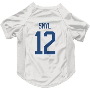 Stan Smyl Vancouver Canucks  Dog & Cat Pet Jersey - White