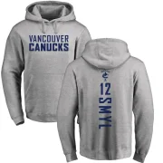 Stan Smyl Men's Vancouver Canucks Branded Ash Backer Pullover Hoodie