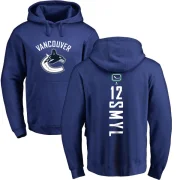 Stan Smyl Men's Vancouver Canucks Branded Backer Pullover Hoodie Royal