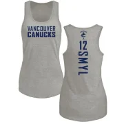 Stan Smyl Women's Vancouver Canucks Branded Backer Tank Top - Ash