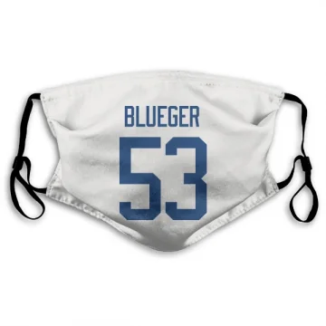 Teddy Blueger Vancouver Canucks  Face Mask - White