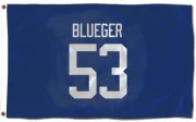 Teddy Blueger Vancouver Canucks  Flag (3 X 5) - Blue