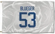 Teddy Blueger Vancouver Canucks  Flag (3 X 5) - White