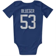 Teddy Blueger Vancouver Canucks  Infant & Newborn Bodysuit - Blue