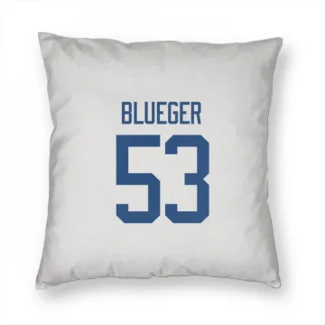 Teddy Blueger Vancouver Canucks  Pillow Cover (18 X 18) - White