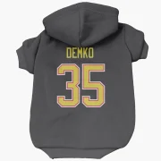 Thatcher Demko Vancouver Canucks  Dog & Cat Pet Hoodie - Black