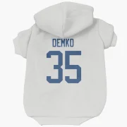 Thatcher Demko Vancouver Canucks  Dog & Cat Pet Hoodie - White