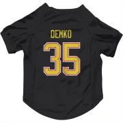 Thatcher Demko Vancouver Canucks  Dog & Cat Pet Jersey - Black