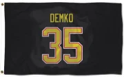 Thatcher Demko Vancouver Canucks  Flag (3 X 5) - Black