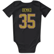 Thatcher Demko Vancouver Canucks  Infant & Newborn Bodysuit  - Black