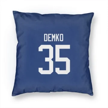 Thatcher Demko Vancouver Canucks  Pillow Cover (18 X 18) - Blue