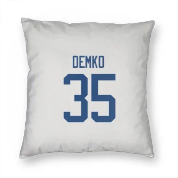 Thatcher Demko Vancouver Canucks  Pillow Cover (18 X 18) - White