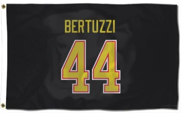 Todd Bertuzzi Vancouver Canucks  Flag (3 X 5) - Black