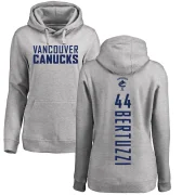 Todd Bertuzzi Women's Vancouver Canucks Branded Ash Backer Pullover Hoodie